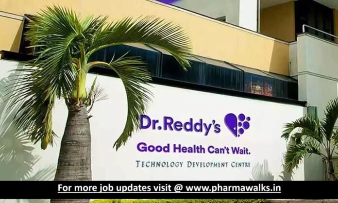 Dr. Reddy's Laboratories - Job opportunities