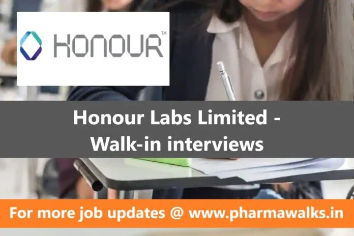 Honour Labs Limited - Recruitment
