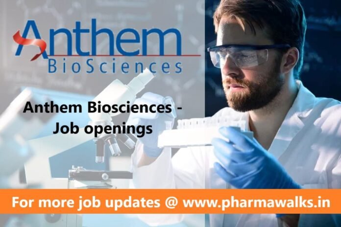 Anthem biosciences - Recruitment