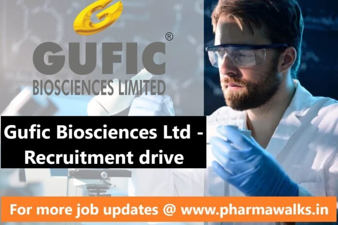 Gufic Biosciences - Recruitment