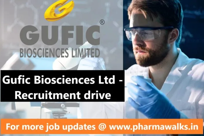 Gufic Biosciences - Recruitment